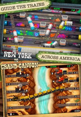 Gameplay screenshots of the Train Conductor 2: USA for iPad, iPhone or iPod.