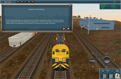 Gameplay screenshots of the Trainz Simulator for iPad, iPhone or iPod.