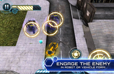 Gameplay screenshots of the TRANSFORMERS 3 for iPad, iPhone or iPod.