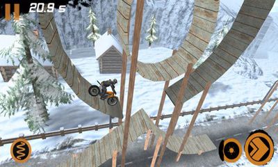 Gameplay screenshots of the Trial Xtreme 2 Winter Edition for iPad, iPhone or iPod.