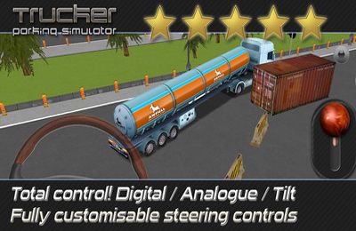 Gameplay screenshots of the Trucker: Parking Simulator - Realistic 3D Monster Truck and Lorry Driving Test Free Racing for iPad, iPhone or iPod.