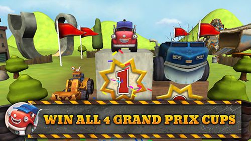 Gameplay screenshots of the Trucktown: Grand prix for iPad, iPhone or iPod.