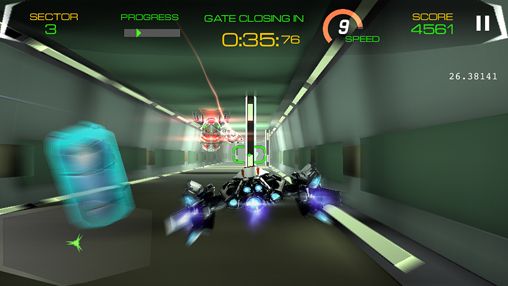 Gameplay screenshots of the Tunnel blazer for iPad, iPhone or iPod.