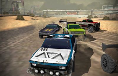 Gameplay screenshots of the Uber Racer 3D – Sandstorm for iPad, iPhone or iPod.