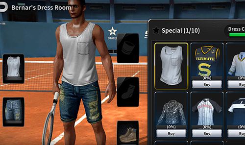 Gameplay screenshots of the Ultimate tennis for iPad, iPhone or iPod.