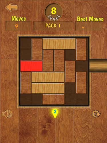 Gameplay screenshots of the Unblock me pro for iPad, iPhone or iPod.