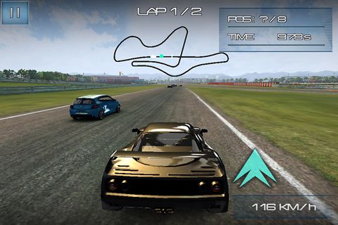 Gameplay screenshots of the UR racing for iPad, iPhone or iPod.