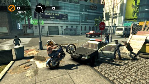 Gameplay screenshots of the Urban trial freestyle for iPad, iPhone or iPod.