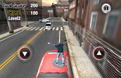 Gameplay screenshots of the Urban Wakeboarding 3D Plus for iPad, iPhone or iPod.