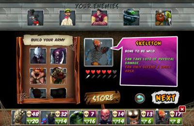 Gameplay screenshots of the Vampire Season for iPad, iPhone or iPod.