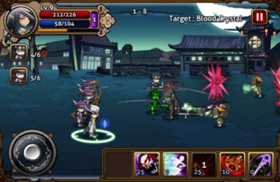 Gameplay screenshots of the Vampire Slasher for iPad, iPhone or iPod.