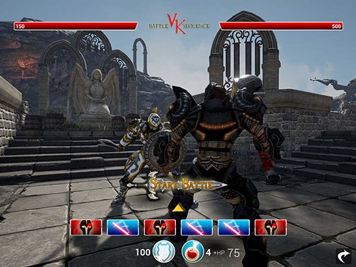 Gameplay screenshots of the Victorious knight for iPad, iPhone or iPod.