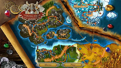Gameplay screenshots of the Viking saga: Epic adventure for iPad, iPhone or iPod.