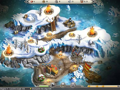 Gameplay screenshots of the Viking saga: New world for iPad, iPhone or iPod.