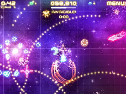 Gameplay screenshots of the Violet storm for iPad, iPhone or iPod.