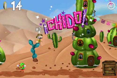 Gameplay screenshots of the Viva Sancho Villa for iPad, iPhone or iPod.