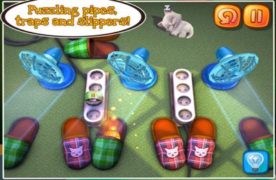 Gameplay screenshots of the Wake the Cat for iPad, iPhone or iPod.