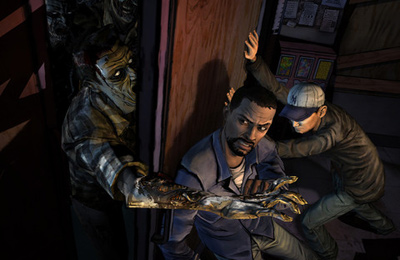 Gameplay screenshots of the Walking Dead: The Game for iPad, iPhone or iPod.