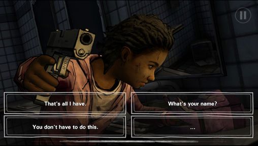 Gameplay screenshots of the Walking dead. The game: Season 2 for iPad, iPhone or iPod.