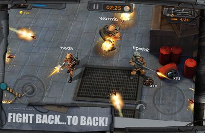 Gameplay screenshots of the WarCom: Shootout for iPad, iPhone or iPod.
