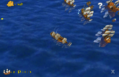 Gameplay screenshots of the WarShip for iPad, iPhone or iPod.