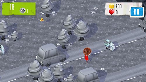 Gameplay screenshots of the Watch out zombies! for iPad, iPhone or iPod.