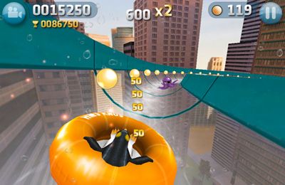 Gameplay screenshots of the Waterslide 2 for iPad, iPhone or iPod.