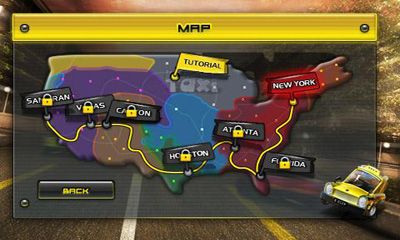 Gameplay screenshots of the Whacksy Taxi for iPad, iPhone or iPod.