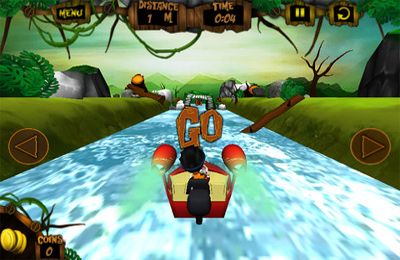 Gameplay screenshots of the White Water Safari for iPad, iPhone or iPod.