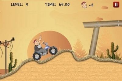Gameplay screenshots of the Wild hogs for iPad, iPhone or iPod.