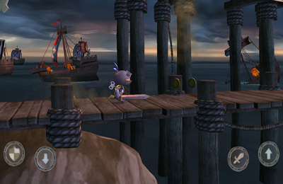 Gameplay screenshots of the Wind-up Knight for iPad, iPhone or iPod.