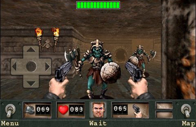 Gameplay screenshots of the Wolfenstein for iPad, iPhone or iPod.
