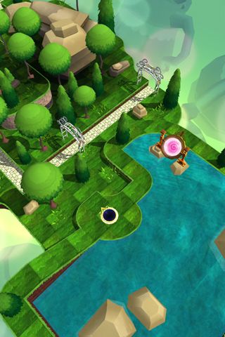 Gameplay screenshots of the Wonder golf for iPad, iPhone or iPod.