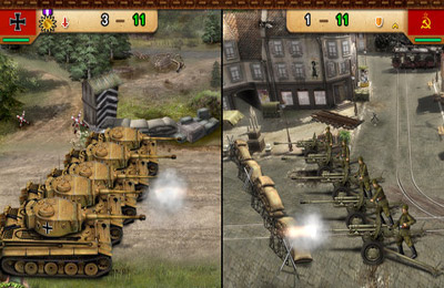 Gameplay screenshots of the World Conqueror 2 for iPad, iPhone or iPod.