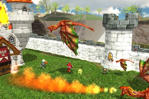 Gameplay screenshots of the World of dragons: Dragon simulator for iPad, iPhone or iPod.