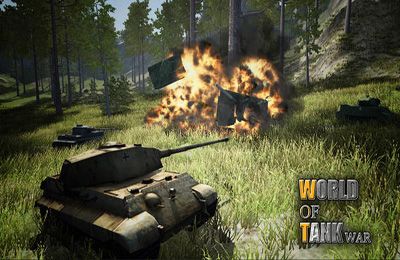Gameplay screenshots of the World Of Tank War for iPad, iPhone or iPod.