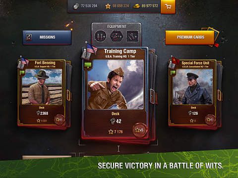 Gameplay screenshots of the World of tanks: Generals for iPad, iPhone or iPod.
