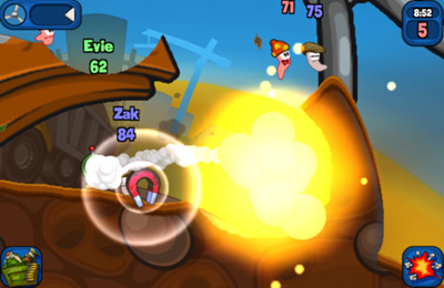 Gameplay screenshots of the Worms 2: Armageddon for iPad, iPhone or iPod.