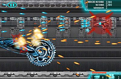 Gameplay screenshots of the X3000 for iPad, iPhone or iPod.