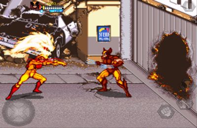 Gameplay screenshots of the X-Men for iPad, iPhone or iPod.