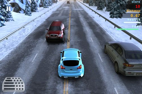Gameplay screenshots of the X Racer: Traffic drift for iPad, iPhone or iPod.