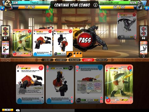 Gameplay screenshots of the Yomi for iPad, iPhone or iPod.