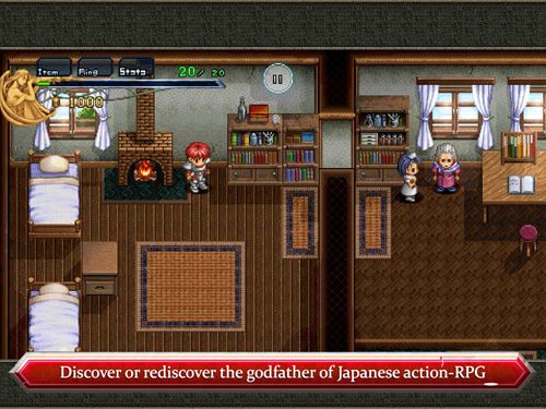Gameplay screenshots of the Ys chronicles 1 for iPad, iPhone or iPod.