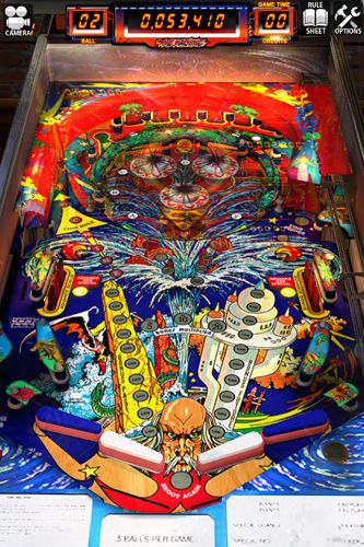 Gameplay screenshots of the Zaccaria pinball for iPad, iPhone or iPod.