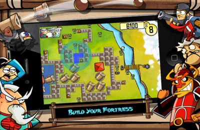 Gameplay screenshots of the Zen Wars for iPad, iPhone or iPod.