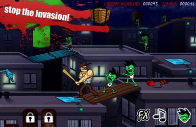 Gameplay screenshots of the Zombie Assault for iPad, iPhone or iPod.