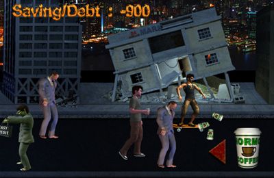 Gameplay screenshots of the Zombie Banksters !!! for iPad, iPhone or iPod.