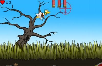 Gameplay screenshots of the Zombie Duck Hunt for iPad, iPhone or iPod.