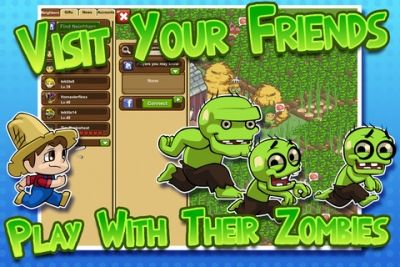 Gameplay screenshots of the Zombie Farm for iPad, iPhone or iPod.