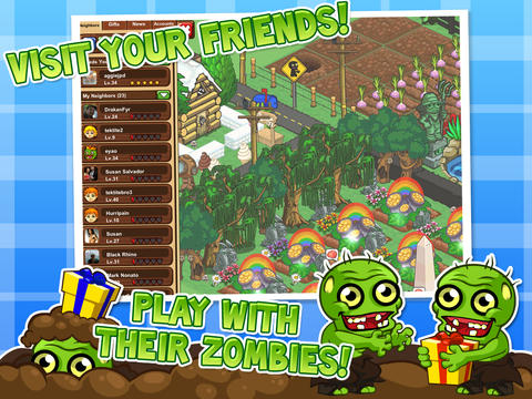 Gameplay screenshots of the Zombie Farm 2 for iPad, iPhone or iPod.